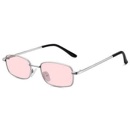 Wish will Small Narrow Rectangle Sunglasses